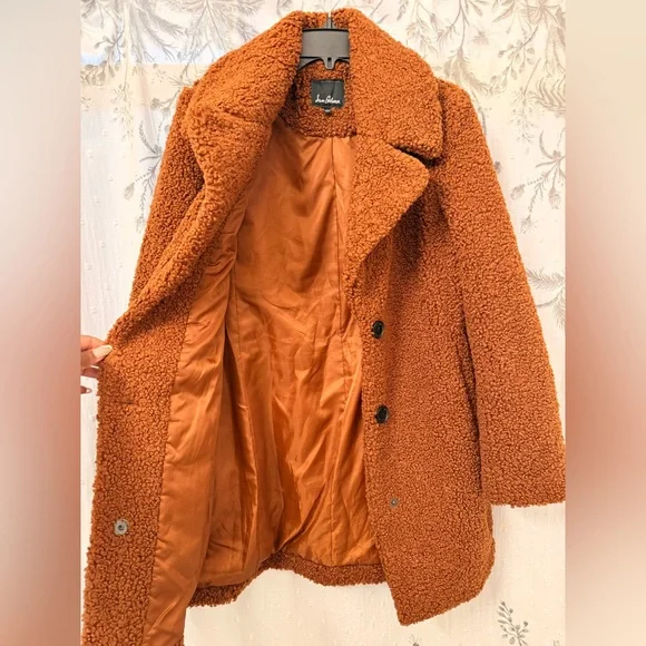 Sam Edelman Rust Teddy Jacket - Picture 7 of 9